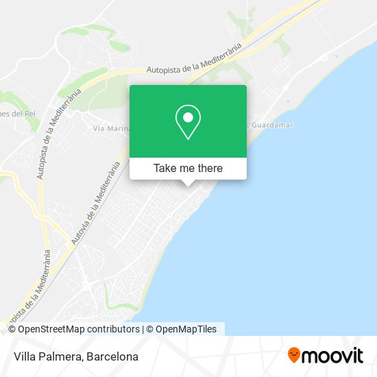 Villa Palmera map