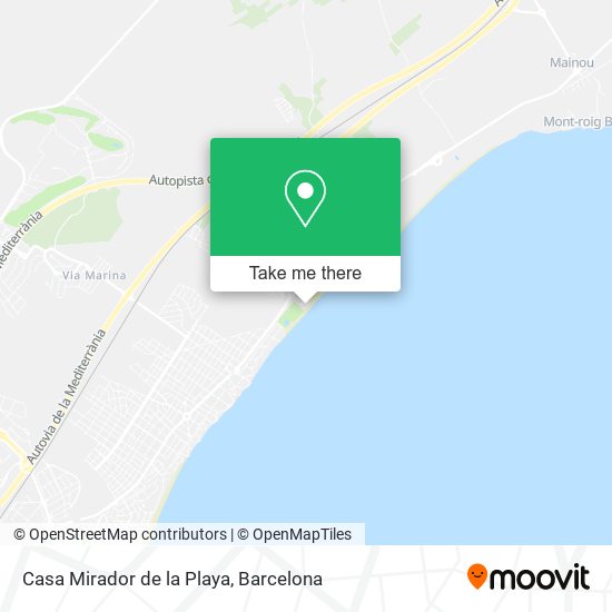 Casa Mirador de la Playa map