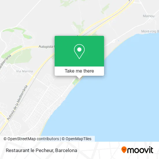 Restaurant le Pecheur map