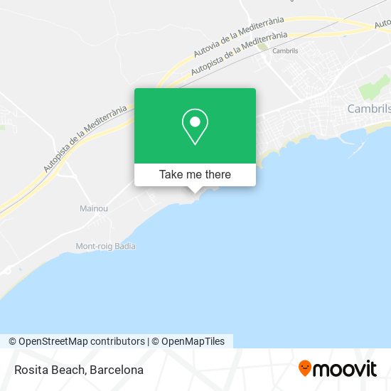 Rosita Beach map