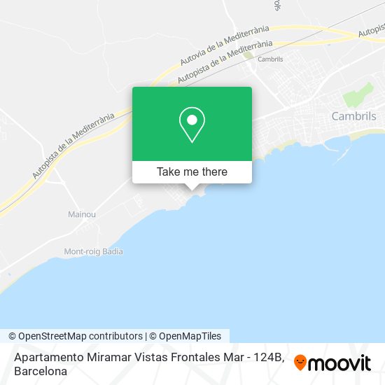 Apartamento Miramar Vistas Frontales Mar - 124B map