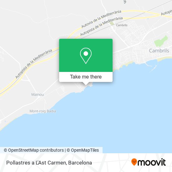 Pollastres a L'Ast Carmen map