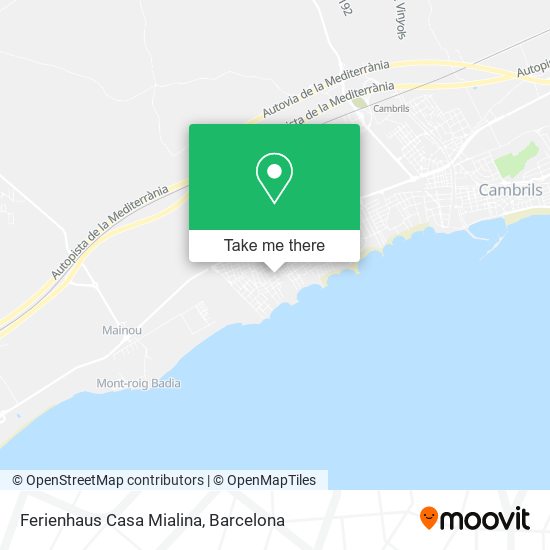 Ferienhaus Casa Mialina map