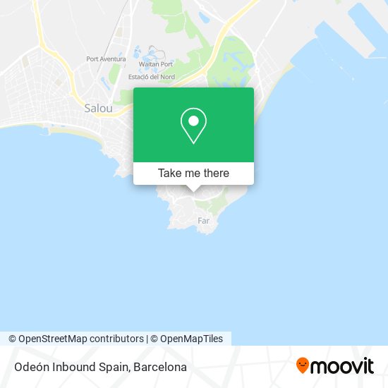 Odeón Inbound Spain map