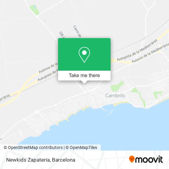 Newkids Zapatería map