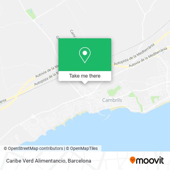 Caribe Verd Alimentancio map