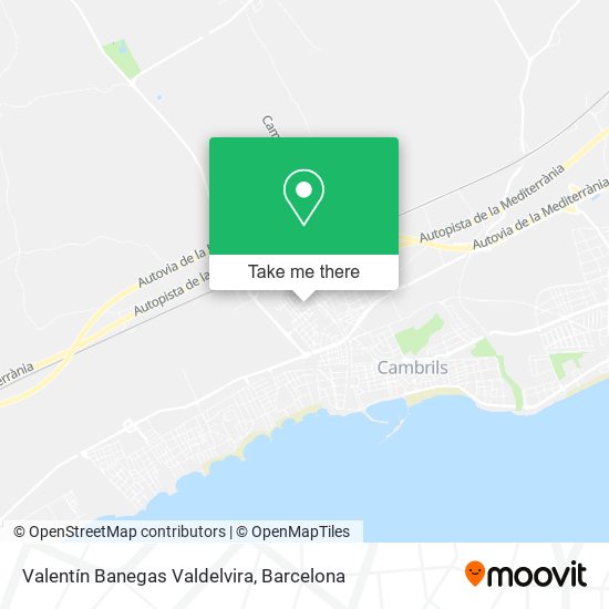 Valentín Banegas Valdelvira map