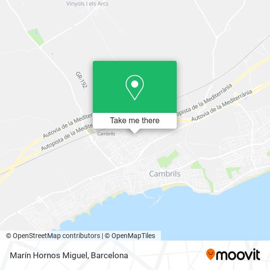 Marín Hornos Miguel map