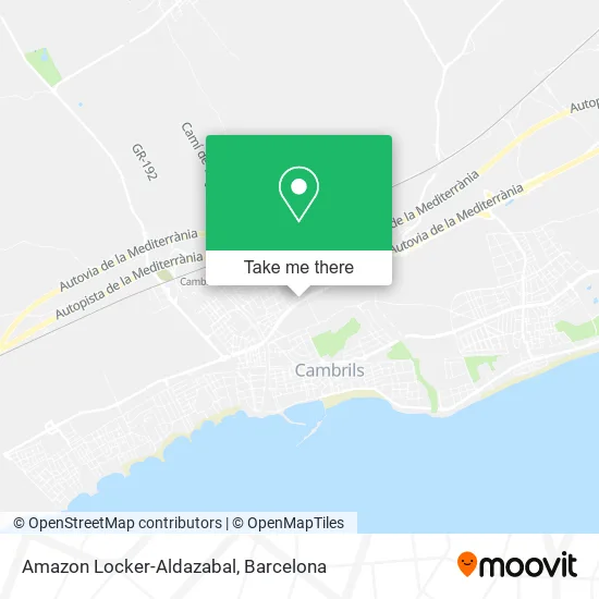 Amazon Locker-Aldazabal map