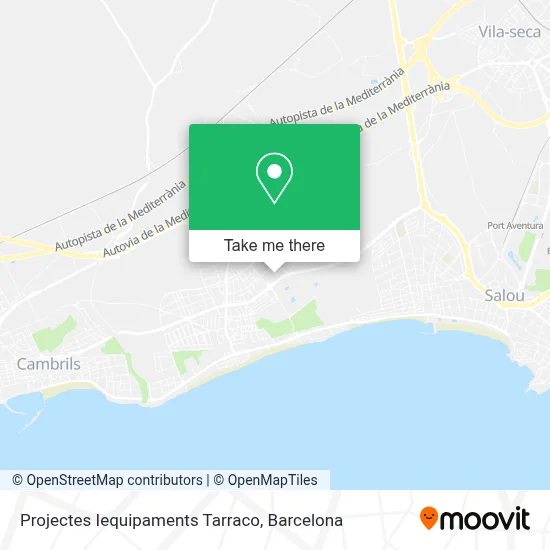 Projectes Iequipaments Tarraco map