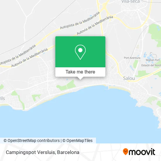 Campingspot Versluis map