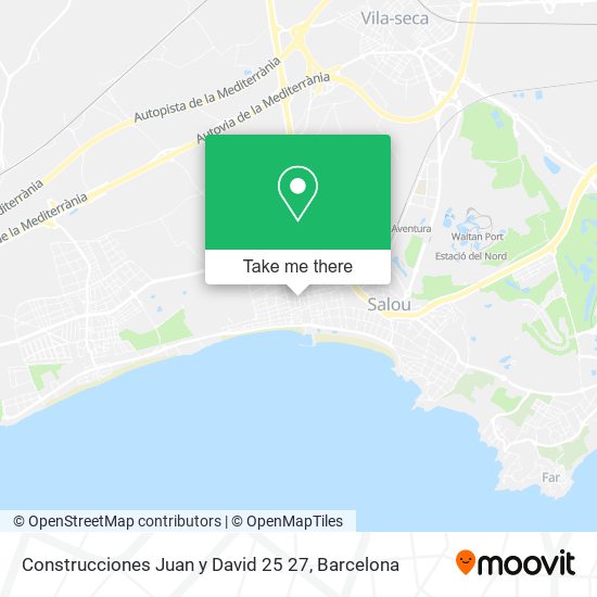Construcciones Juan y David 25 27 map