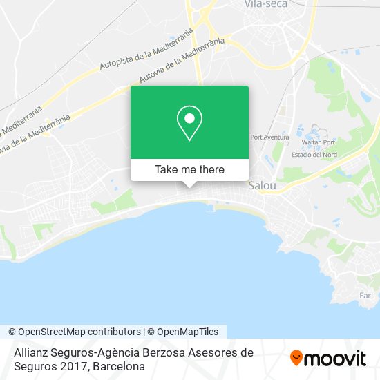 Allianz Seguros-Agència Berzosa Asesores de Seguros 2017 map