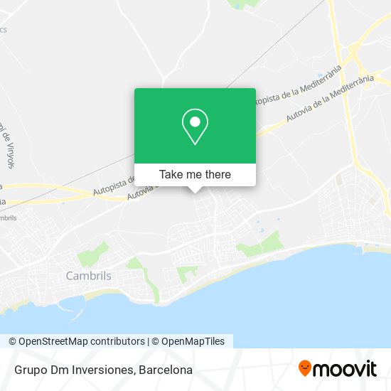 Grupo Dm Inversiones map