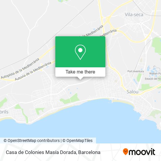 Casa de Colonies Masía Dorada map