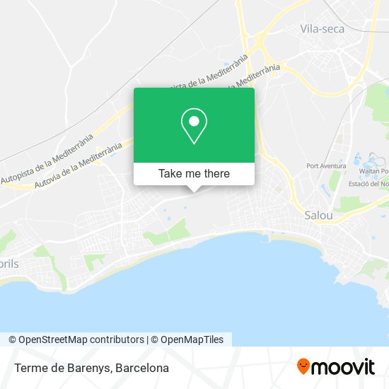 Terme de Barenys map