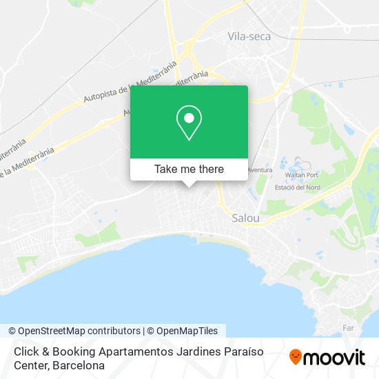Click & Booking Apartamentos Jardines Paraíso Center map