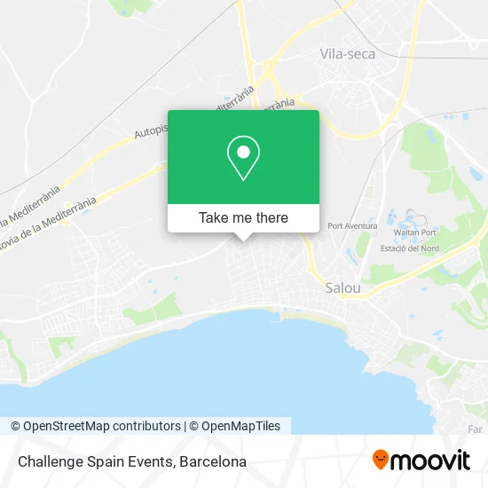 Challenge Spain Events map