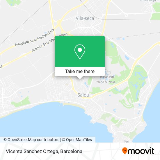 Vicenta Sanchez Ortega map