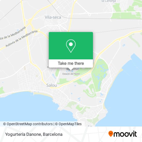 Yogurtería Danone map