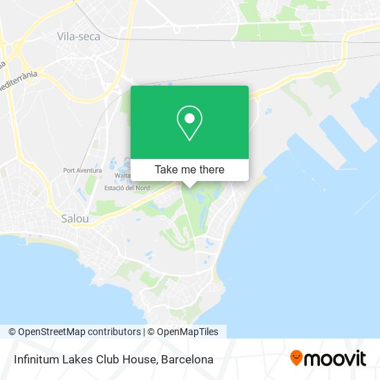 Infinitum Lakes Club House map