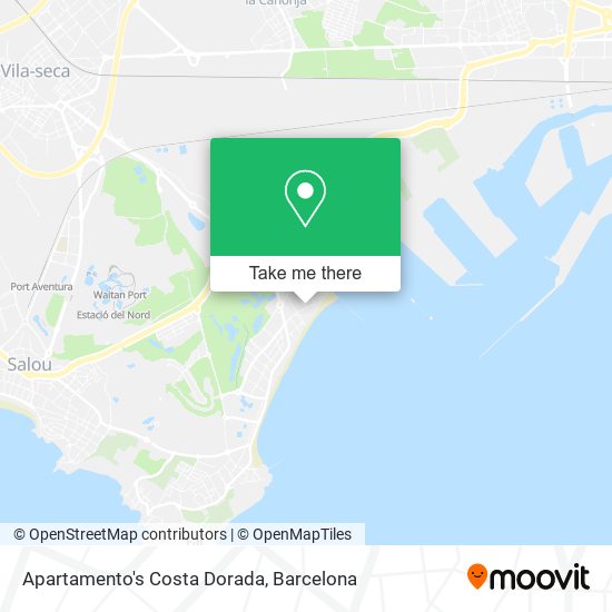 Apartamento's Costa Dorada map