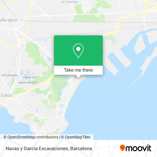 Navas y García Excavaciones map