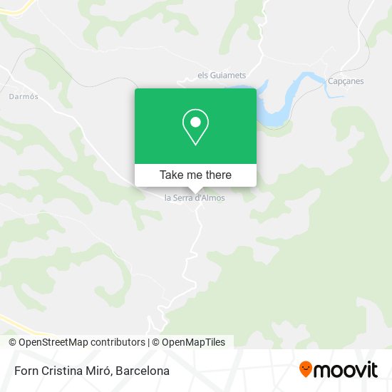Forn Cristina Miró map