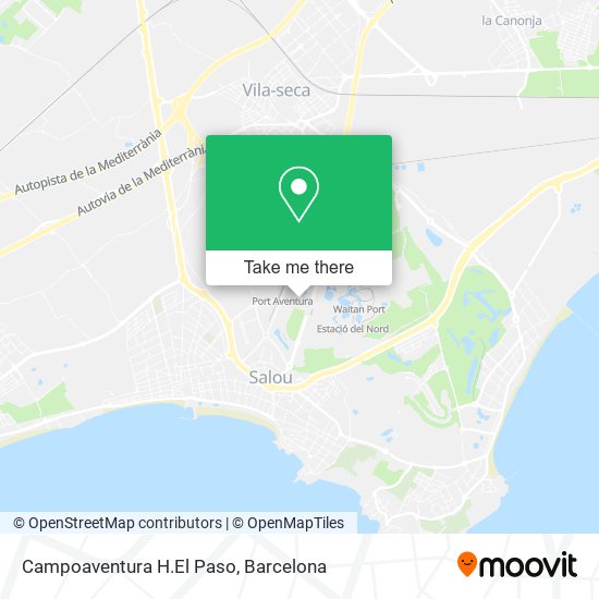 Campoaventura H.El Paso map