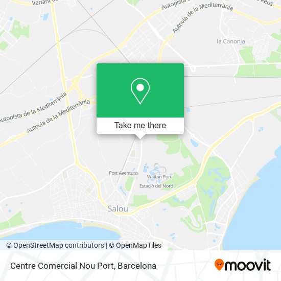 Centre Comercial Nou Port map