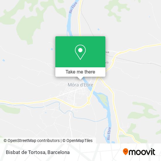 Bisbat de Tortosa map