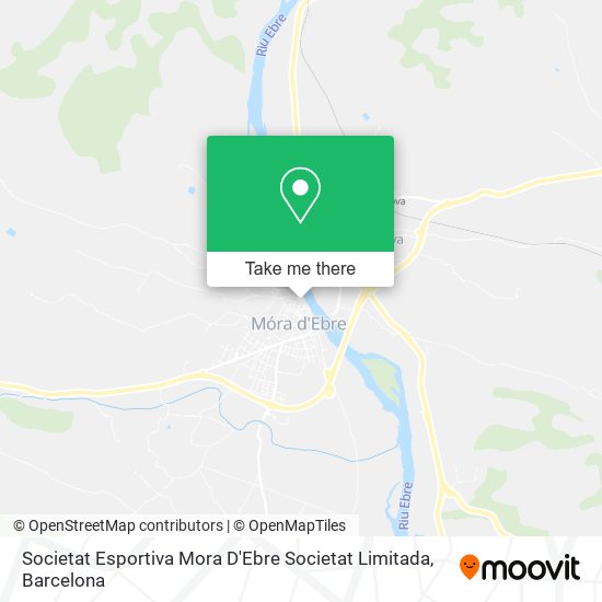 Societat Esportiva Mora D'Ebre Societat Limitada map