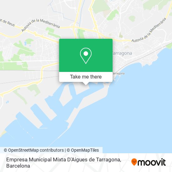 Empresa Municipal Mixta D'Aigues de Tarragona map