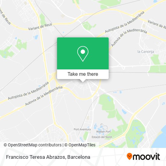 Francisco Teresa Abrazos map