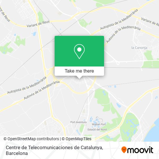 Centre de Telecomunicaciones de Catalunya map