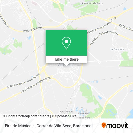 Fira de Música al Carrer de Vila-Seca map