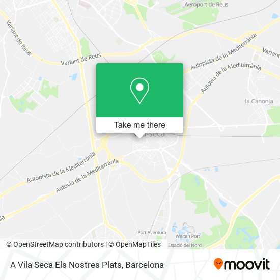 A Vila Seca Els Nostres Plats map