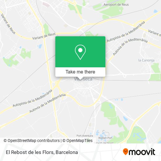 El Rebost de les Flors map
