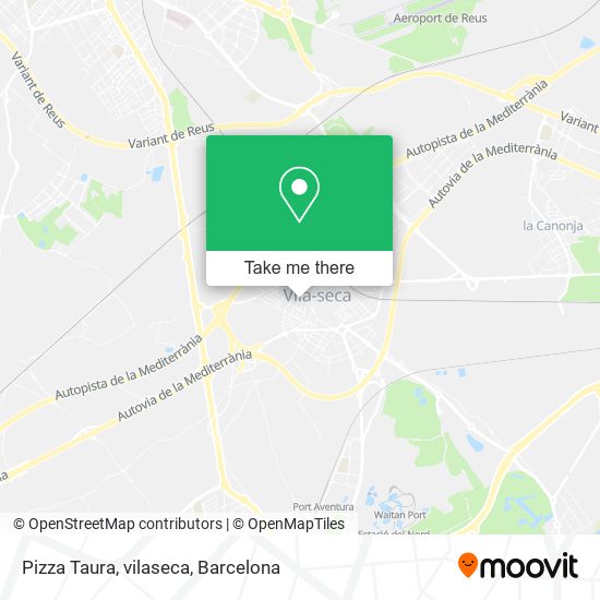 Pizza Taura, vilaseca map