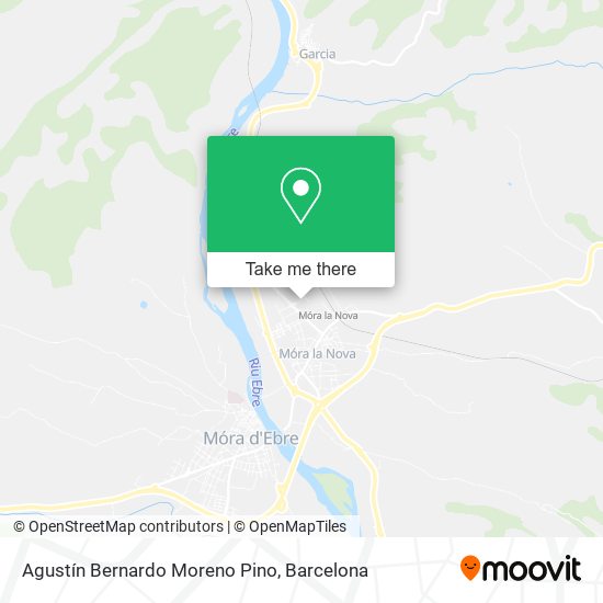 Agustín Bernardo Moreno Pino map