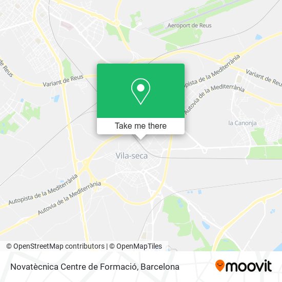 Novatècnica Centre de Formació map