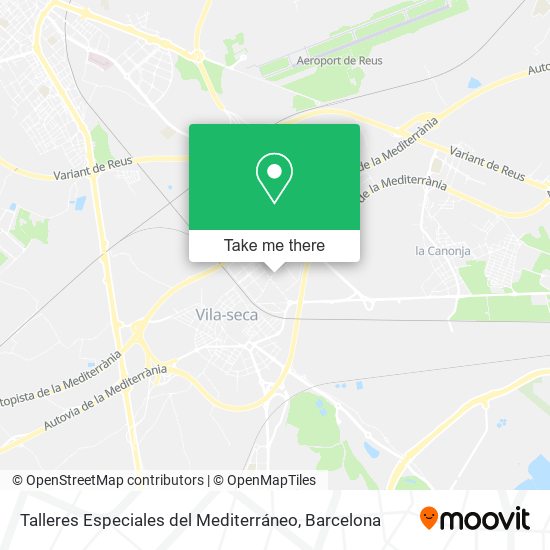 Talleres Especiales del Mediterráneo map