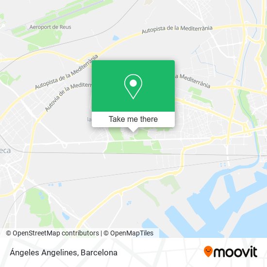 Ángeles Angelines map