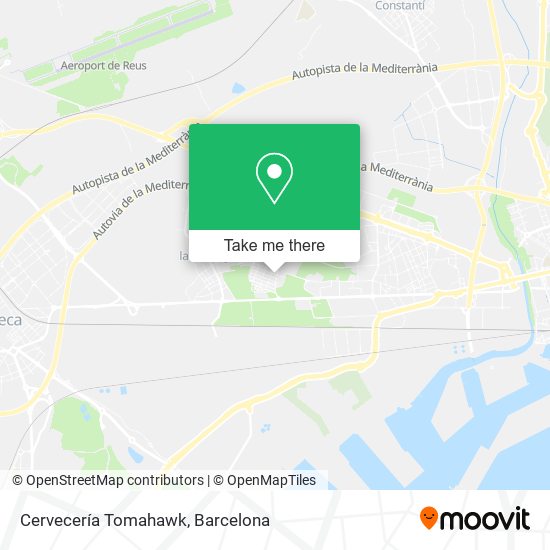 Cervecería Tomahawk map