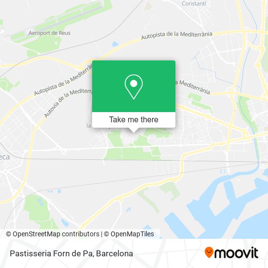 Pastisseria Forn de Pa map