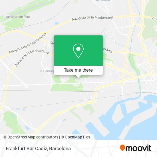 Frankfurt Bar Cádiz map