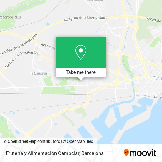 Frutería y Alimentación Campclar map