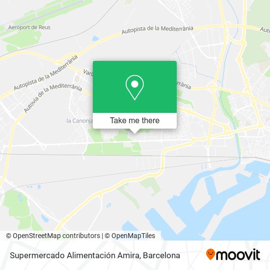 Supermercado Alimentación Amira map
