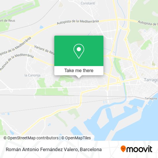 Román Antonio Fernández Valero map