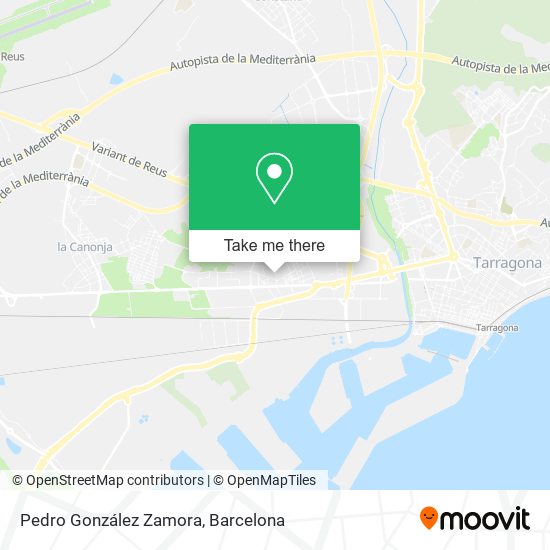 Pedro González Zamora map